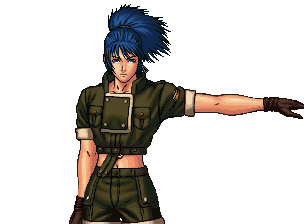 Leona Heidern (Old Voice) AI Model [VA: Masae Yumi]