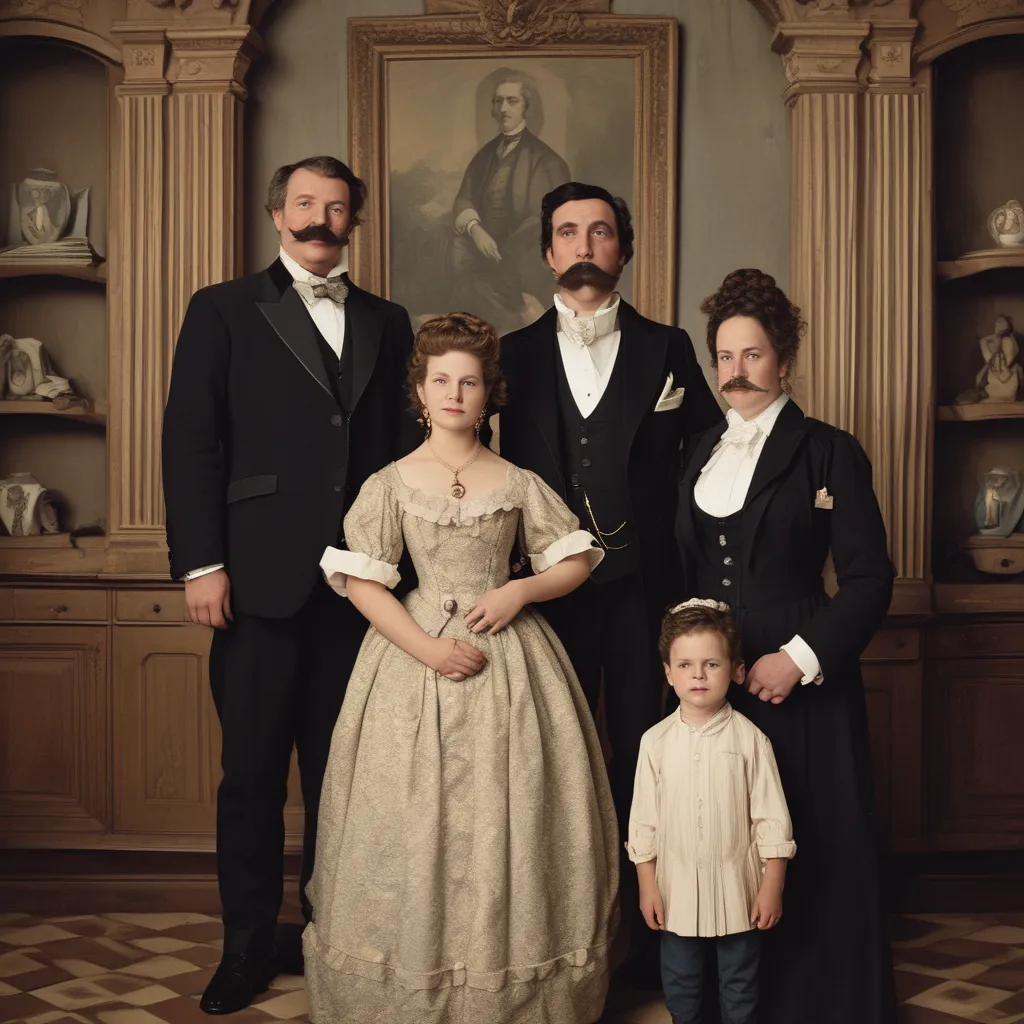Opera family quartet singers