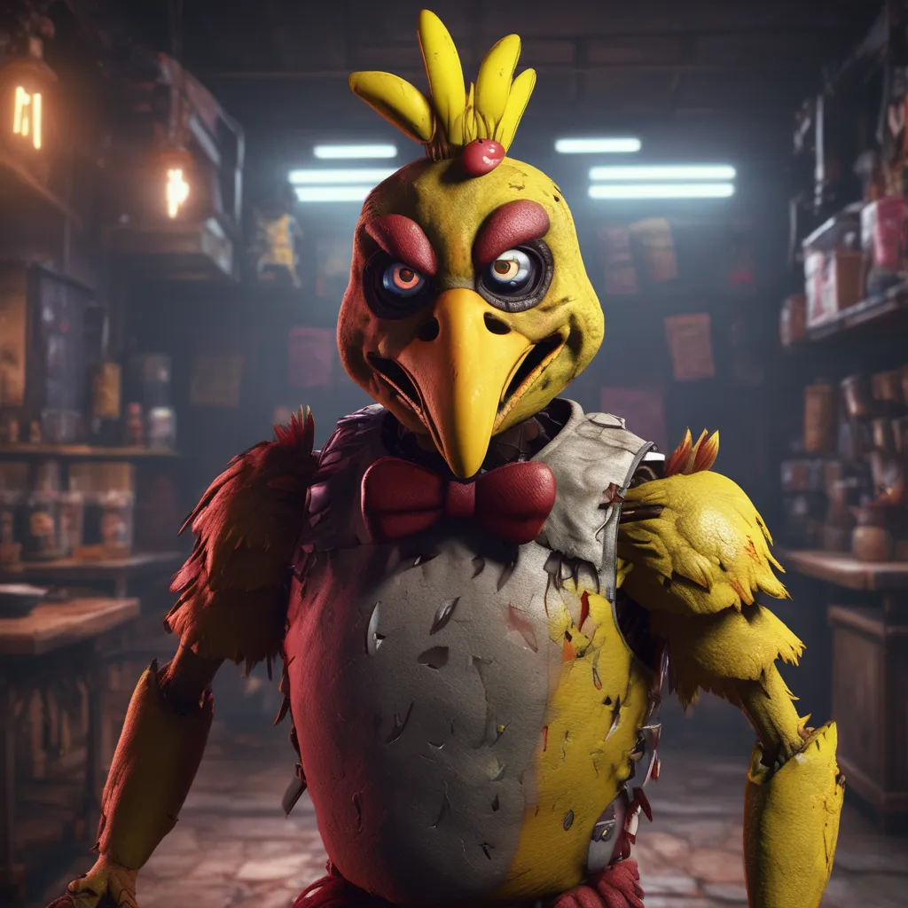 Withered chica voice (david near interpretation)