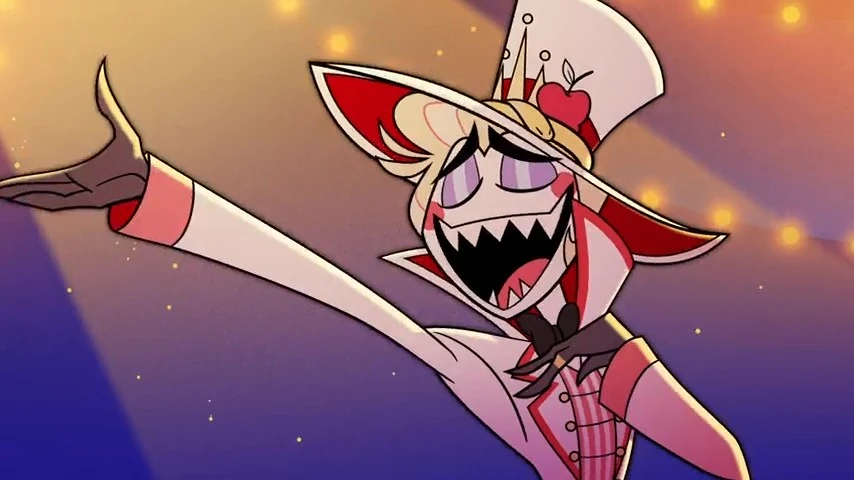 Lucifer Morningstar (RUSSIAN DUB: Anton Eldarov) Hazbin Hotel