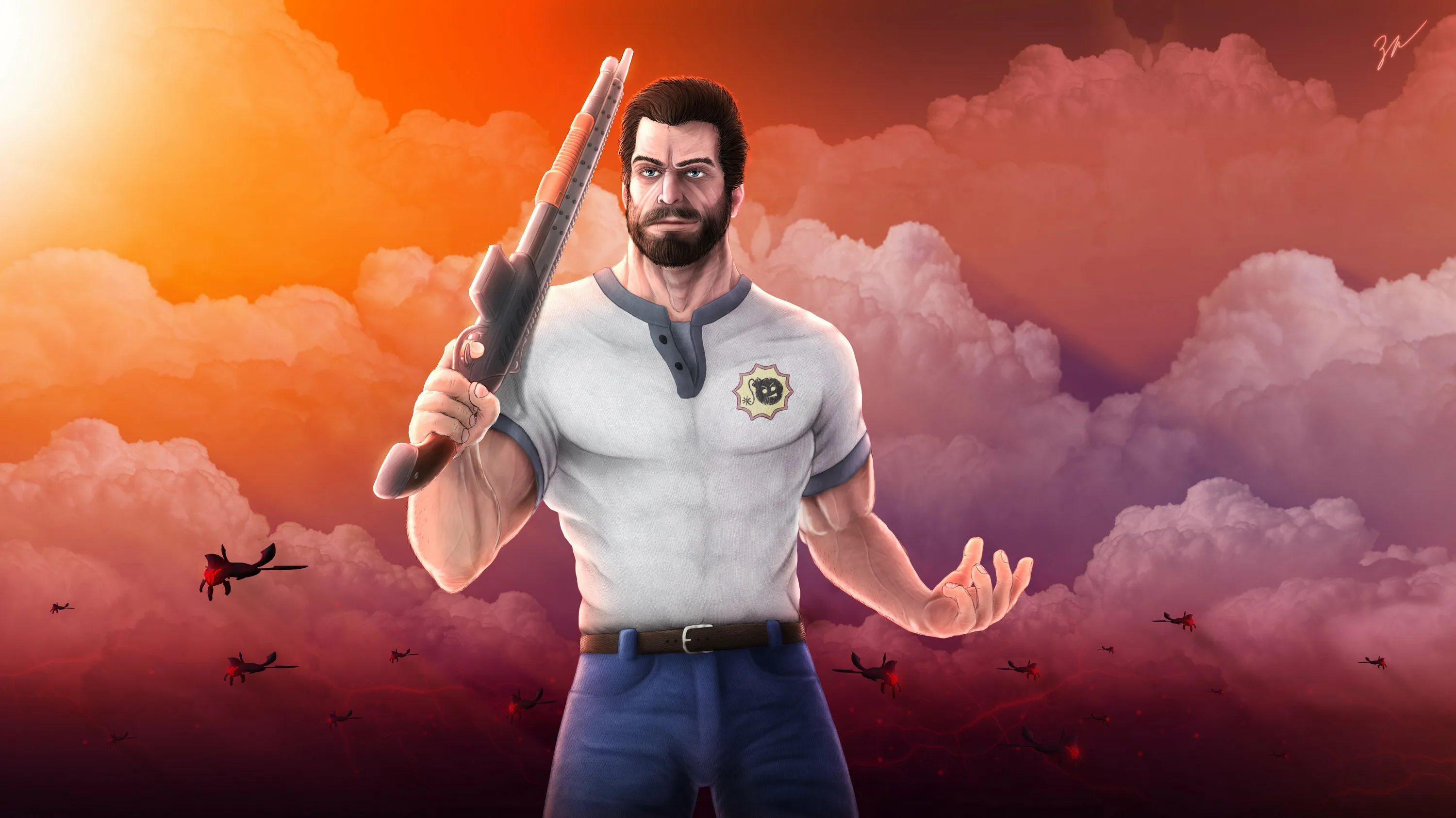 Real russian serious Sam voice