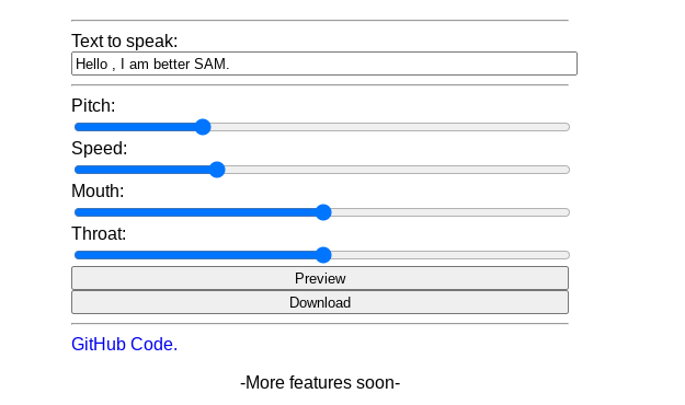 SAM - Software Automatic Mouth