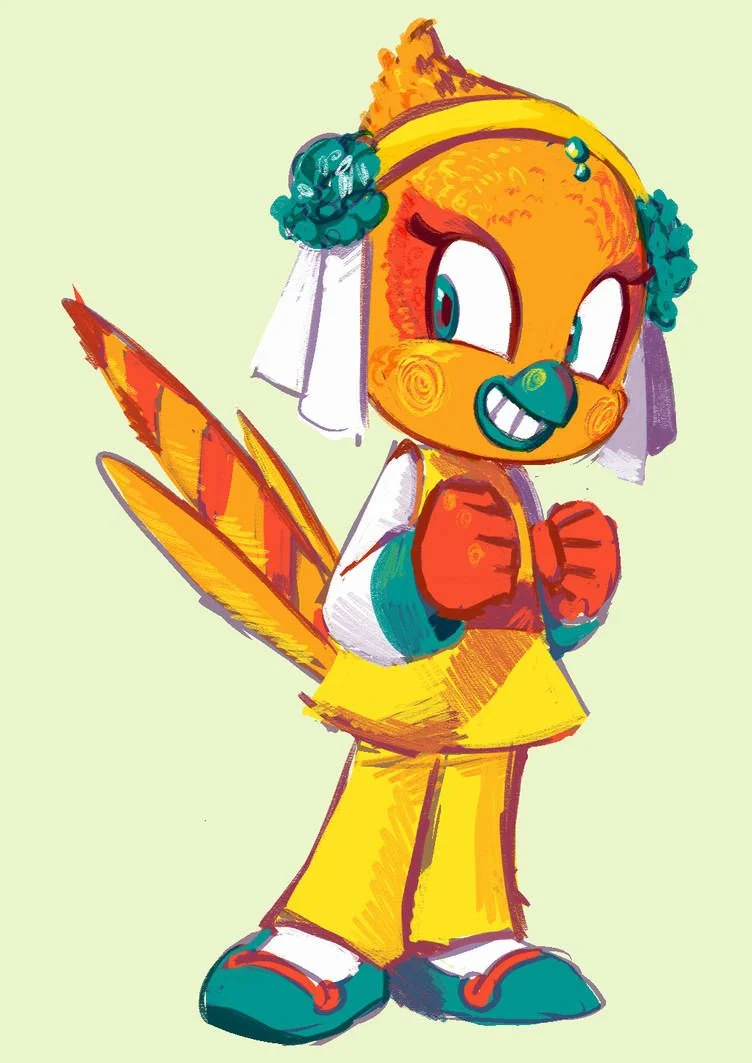 Cinder the Pheasant - Archie Sonic Series