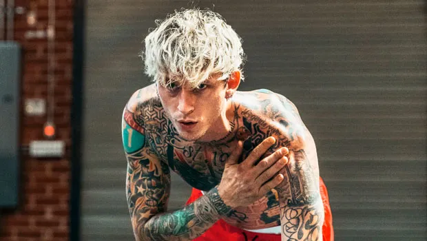 Machine Gun Kelly [aggressive & screaming]