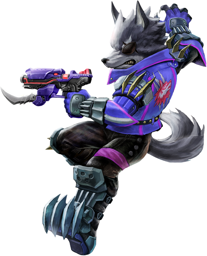 Wolf O'Donnell (Star Fox / Smash Bros, VA: Jay Ward)