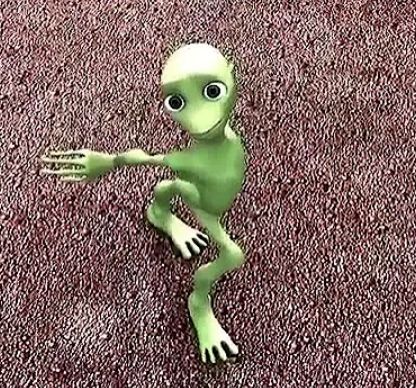 Dame tu cosita (dancing green alien)