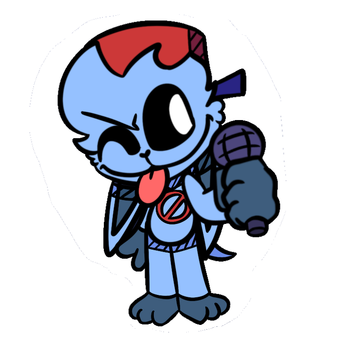 Rapper-Roo (Smiling Critters OC/ FNF Vs Catnap V2 Mod)
