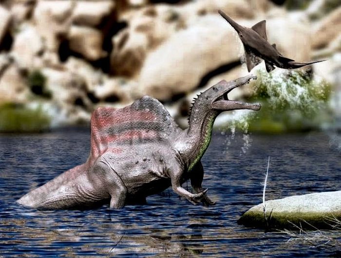 spinosaurus (real life sounds)