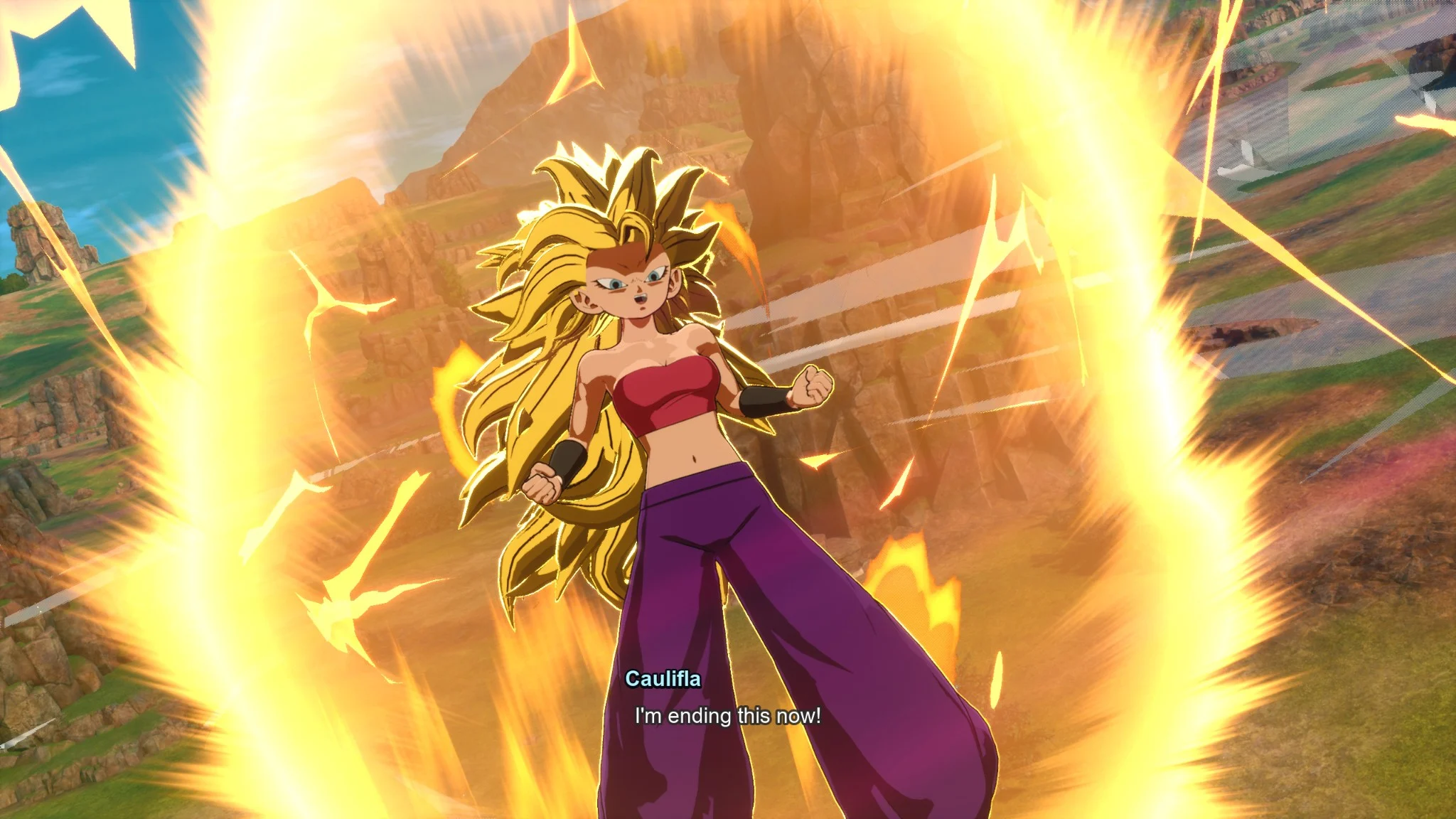 Caulifla español latino del anime Dragon ball super [Andrea Orozco]