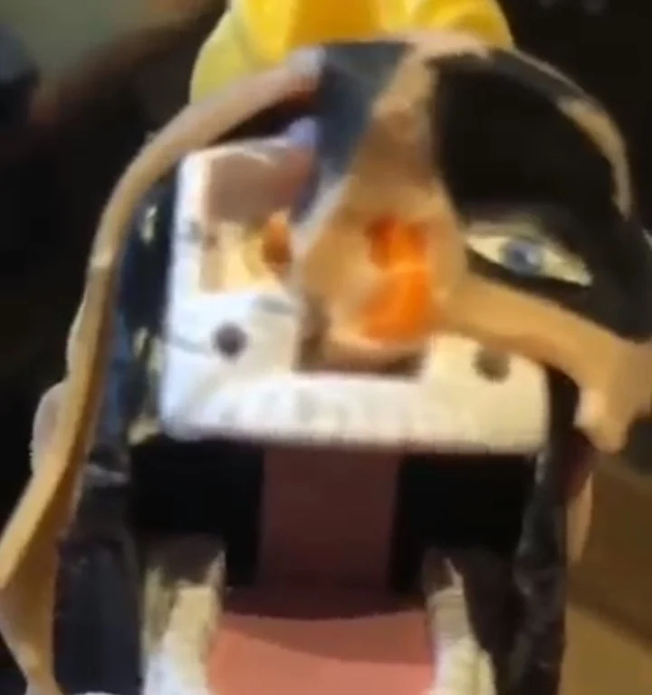 I can break trhough walls meme (whitered mr incredible figure)