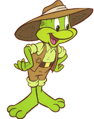 CJ Frog (Andrew Gilbert/JumpStart Phonics & JumpStart Around The World)