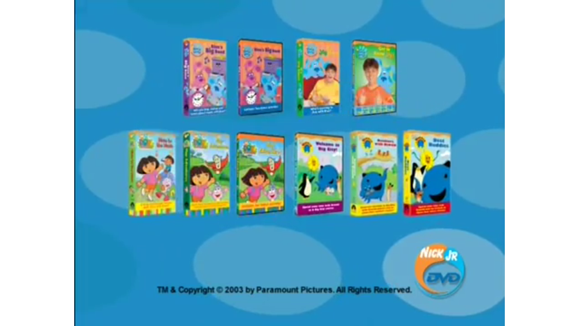 Blue's Clues Dora the Explorer and Oswald