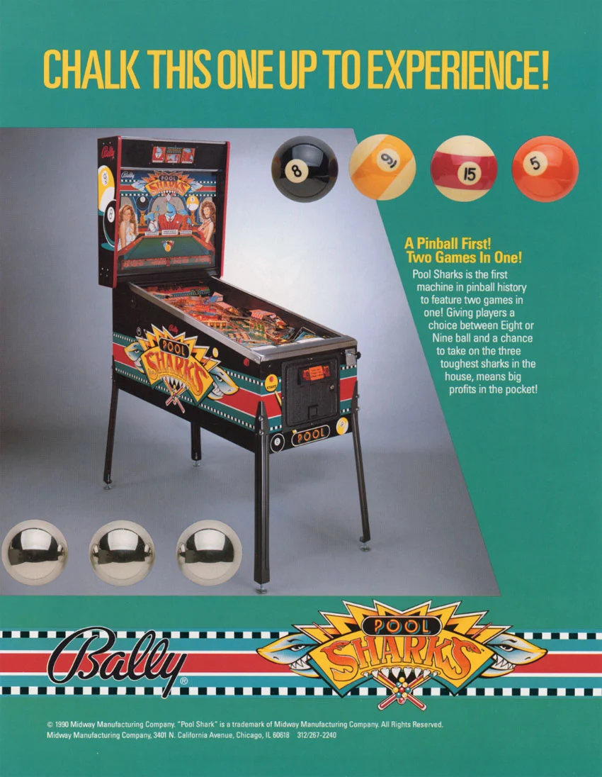 Pool Sharks Pinball Machine
