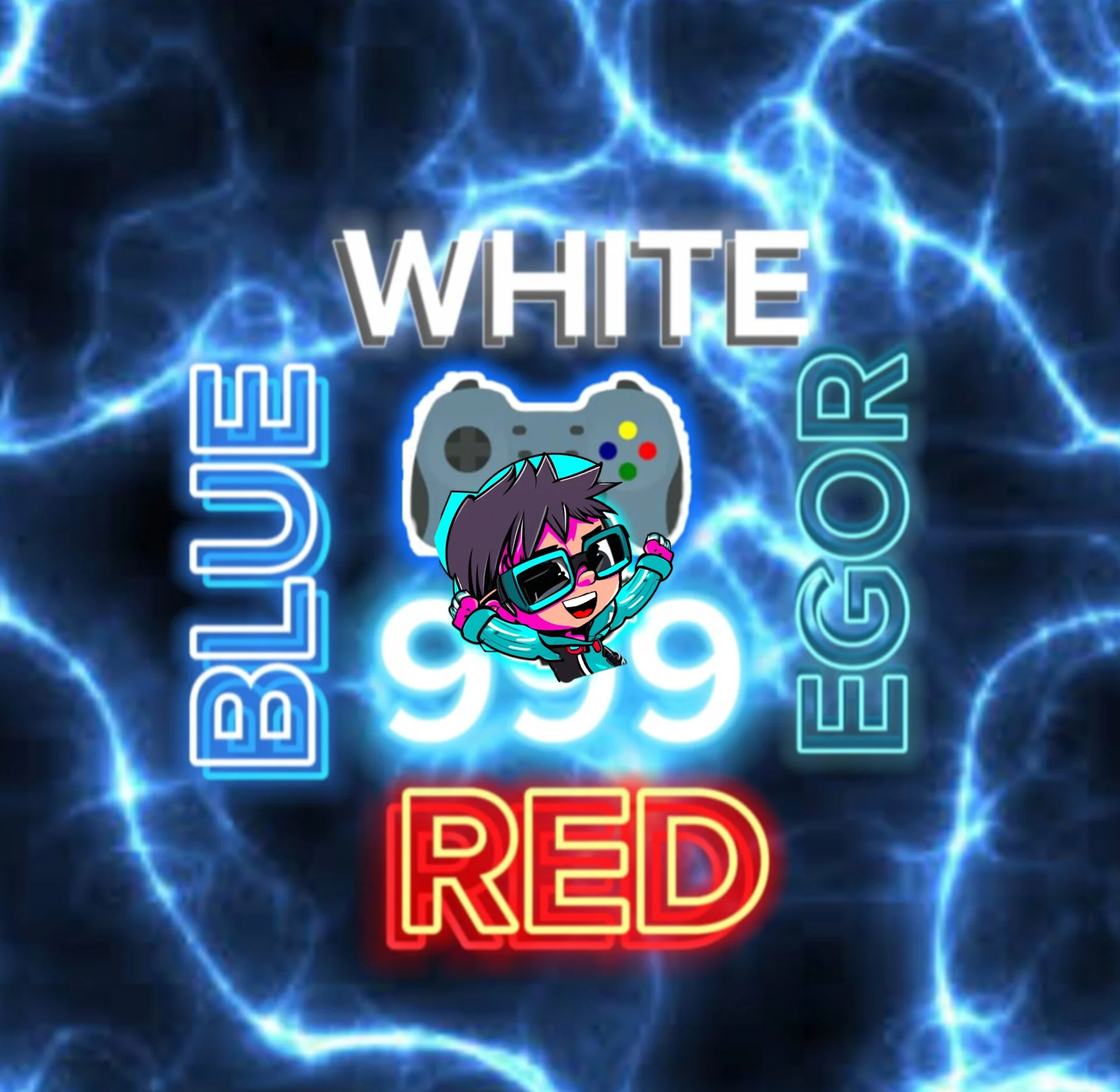 White Blue Red Egor Gamer999