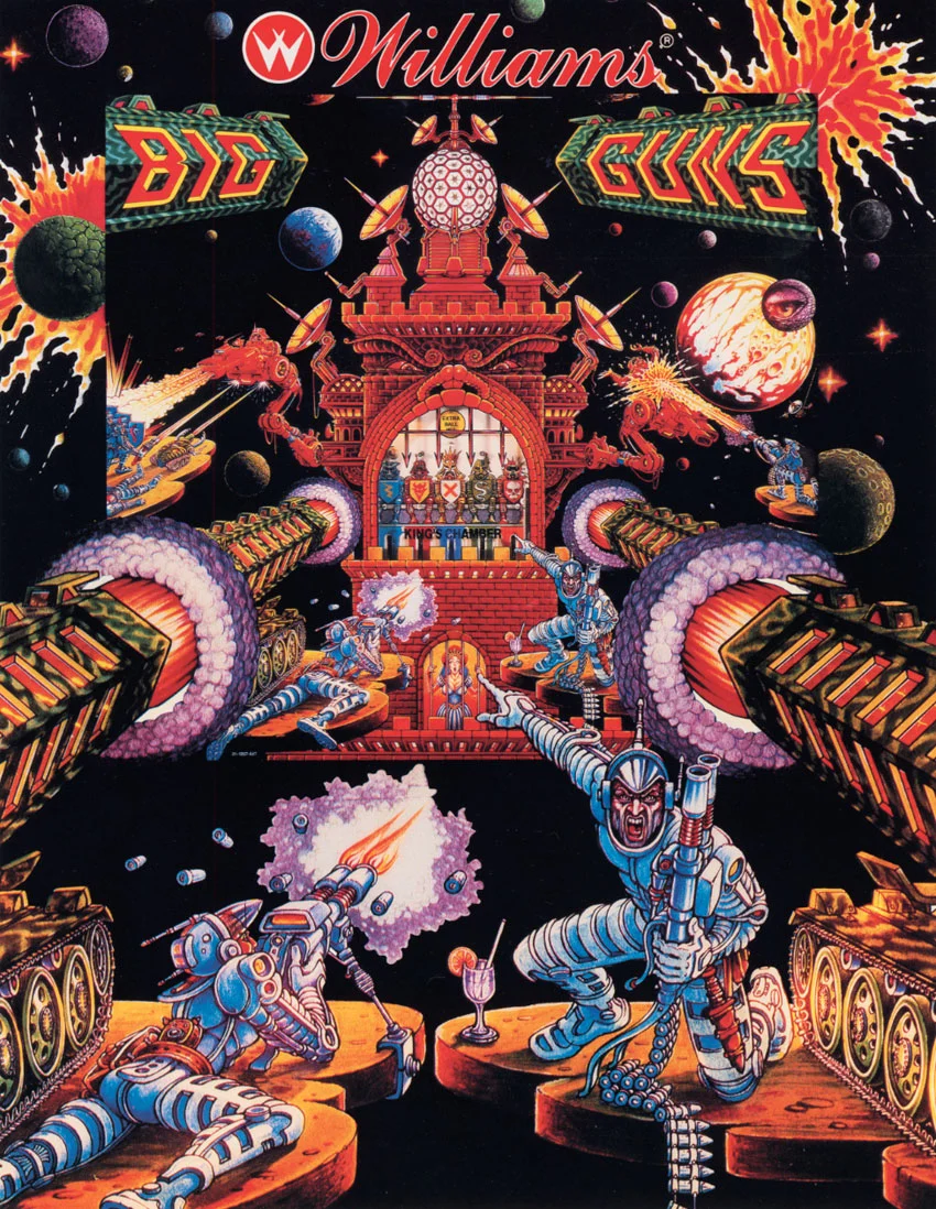 Big Guns Pinball Machine