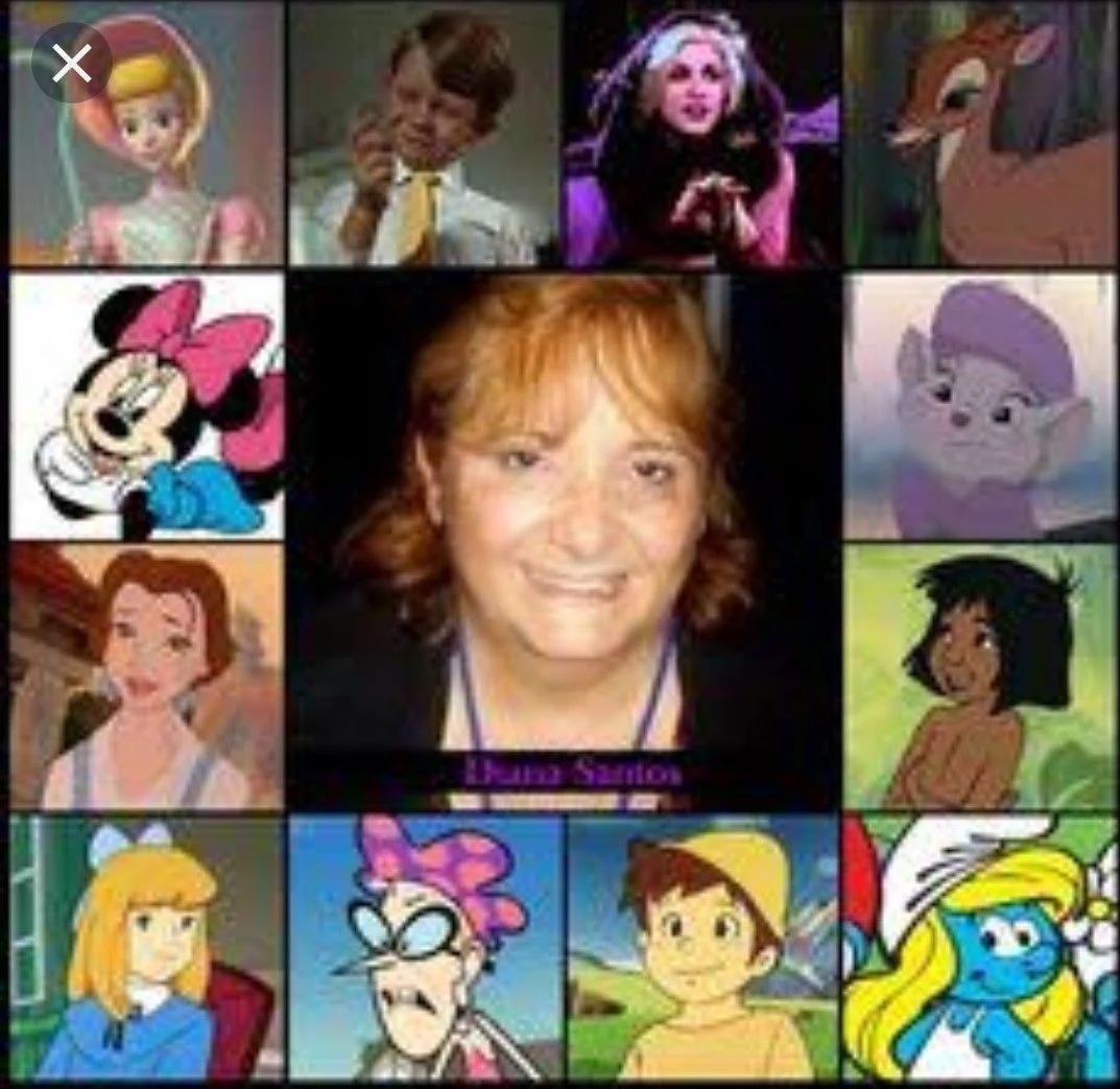 Diana Santos combinación de personajes y voces