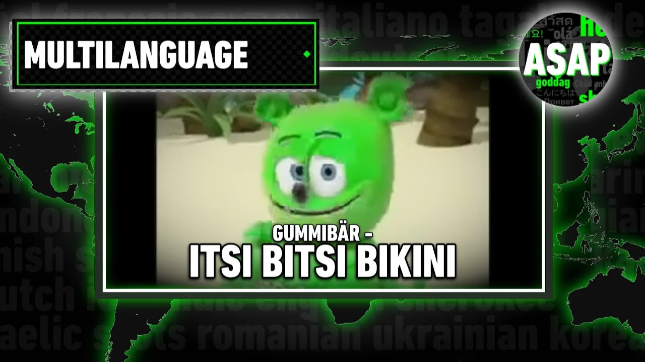 Itsi Bitsi Bikini (multilanguage)