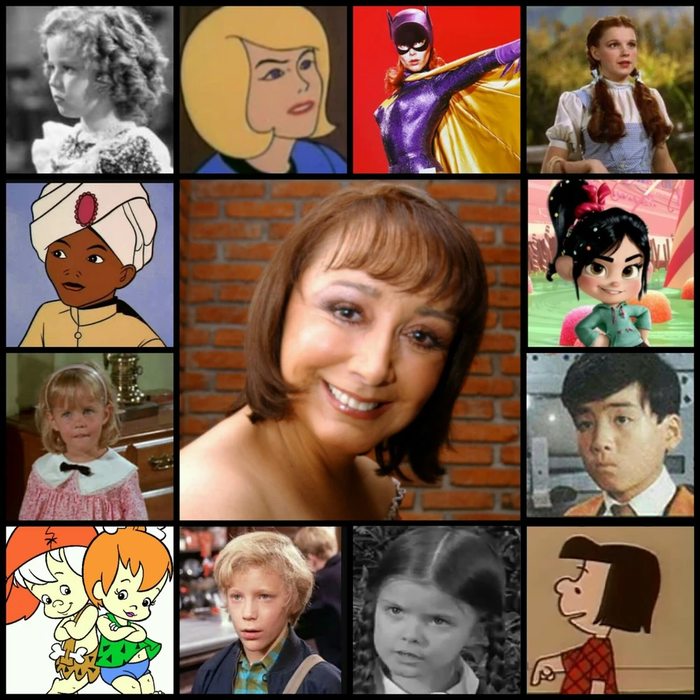 María Antonieta de las nieves combinación de personajes y voces