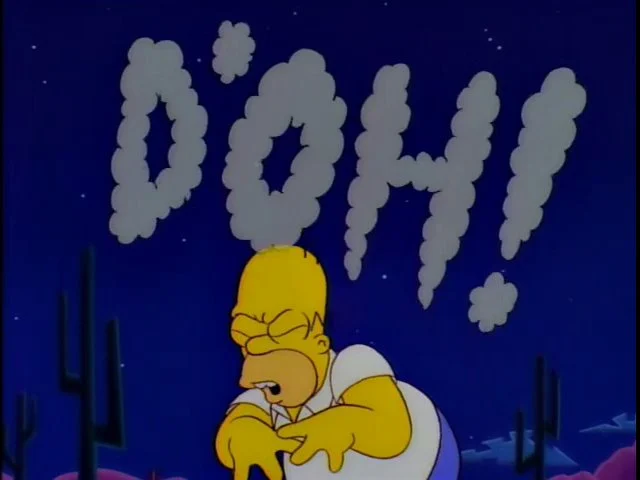 Homer Saying "D'oh"