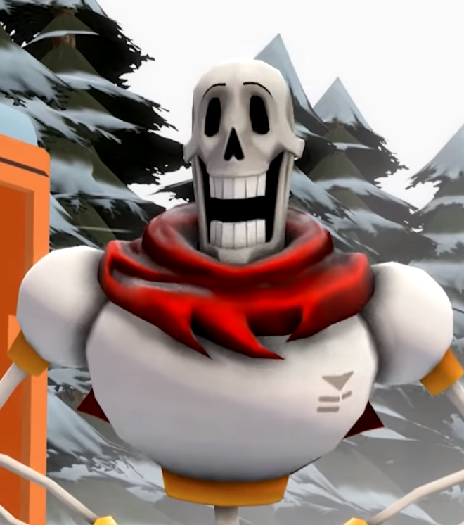 Papyrus - si undertale fuera realista 
