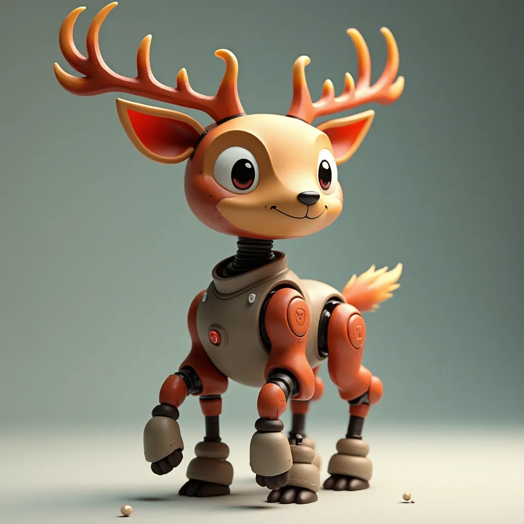 Riley the ReinDroid (my first non-cartoon voice model!)