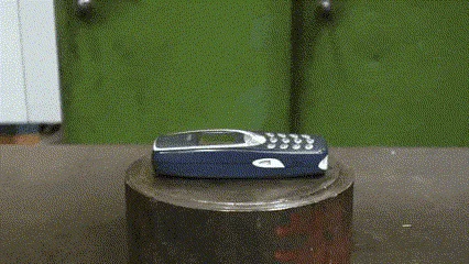 Literally a Nokia 3310 (2000 era)