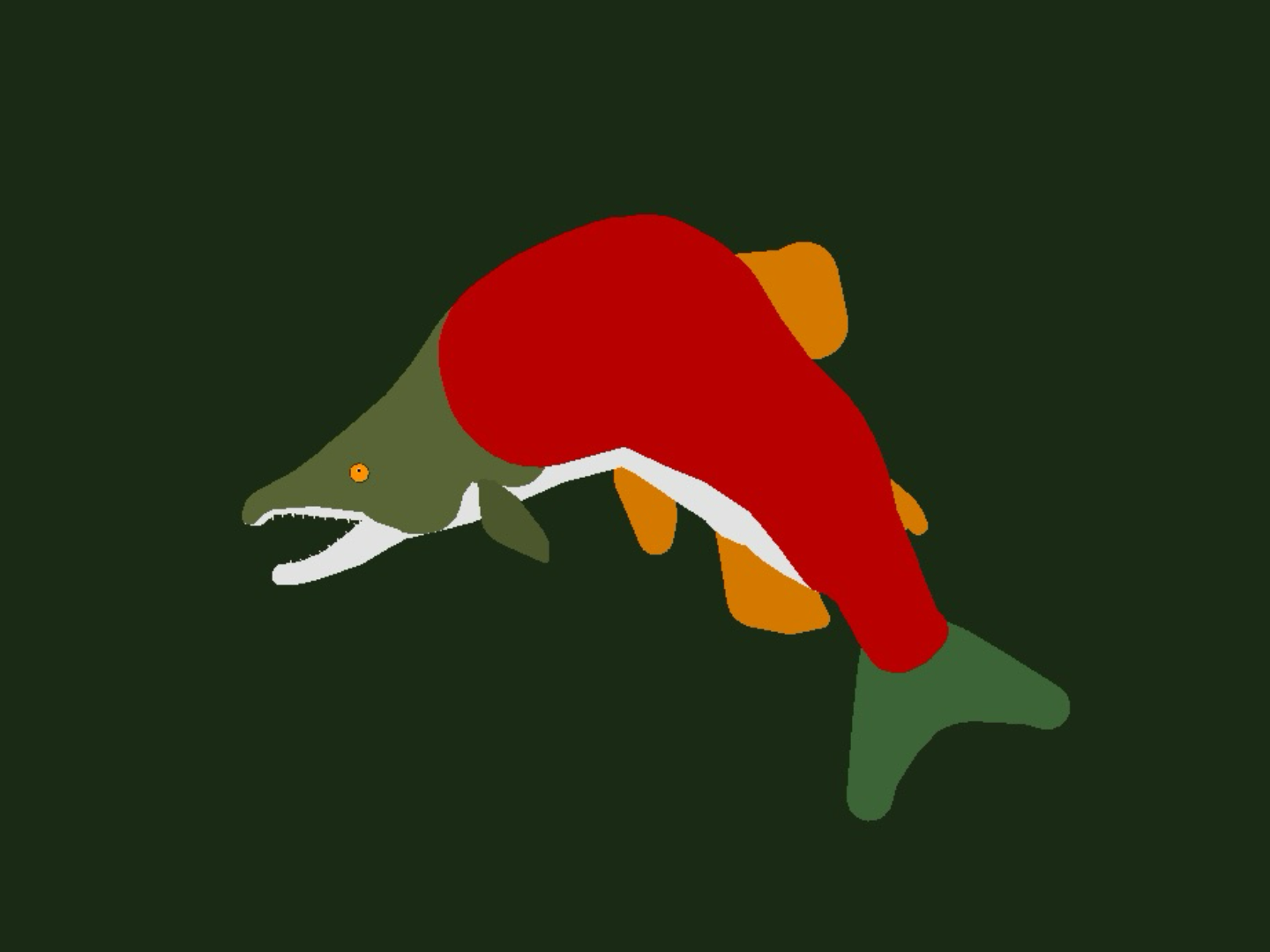 FNaS (Happy) - Fish - Big - California - Sockeye Salmon (Male) - Happy - Voice - English - USA