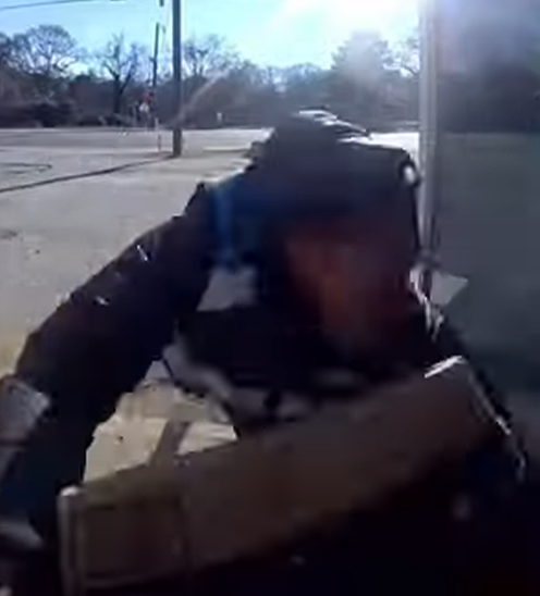W delivery man