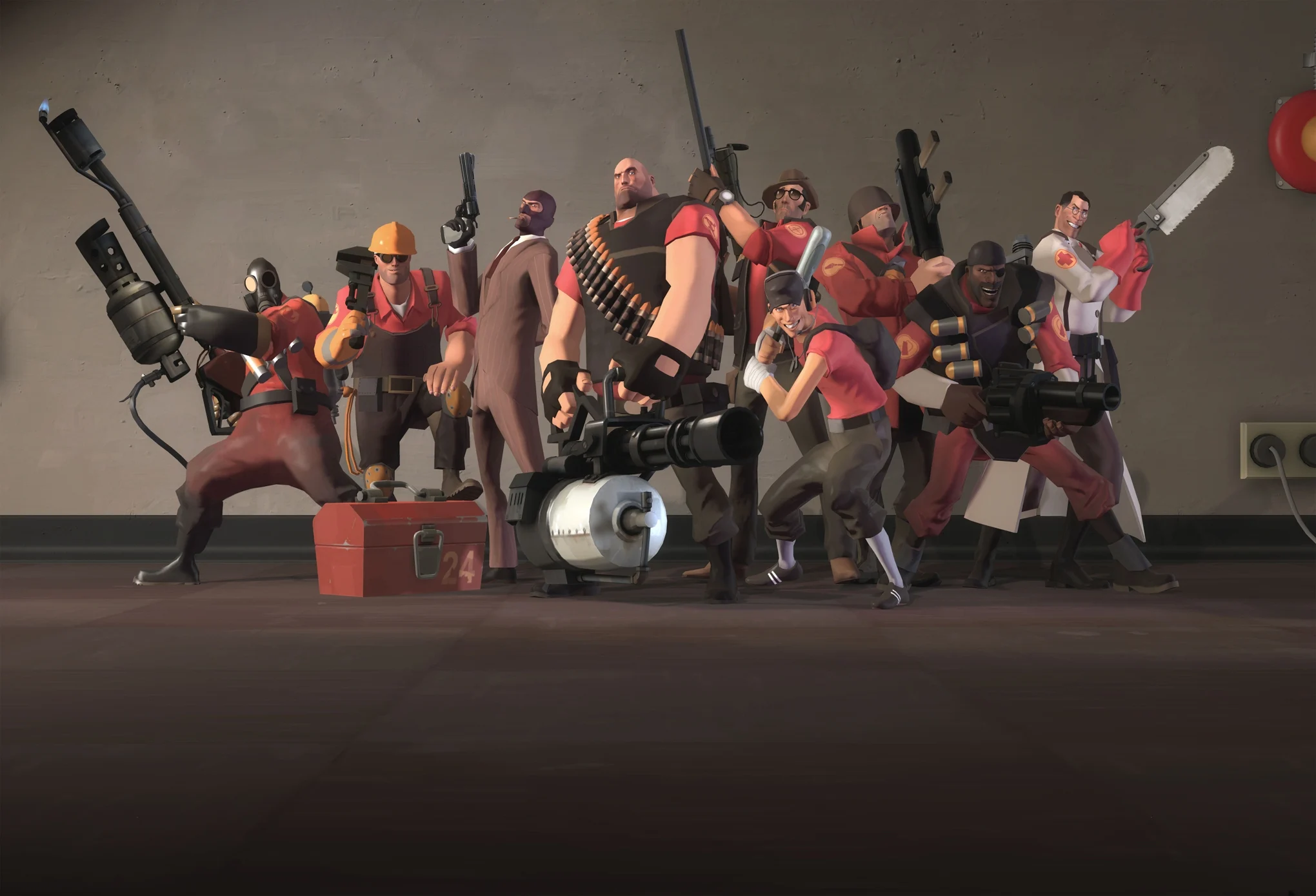 James McGuinn (Scout Medic Heavy Engineer Demoman Spy Soldier Sniper) [Team Fortress 2]