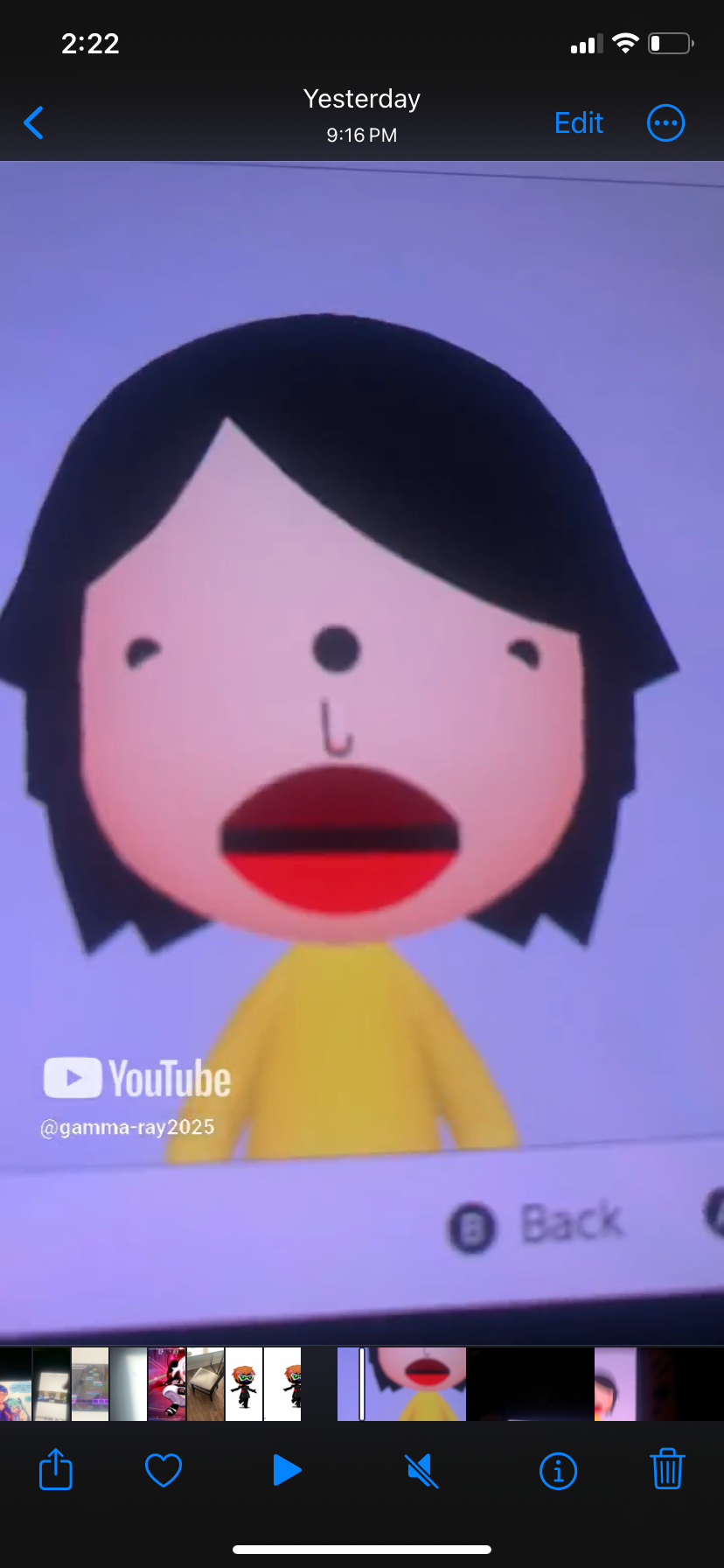 A stupid mii i made