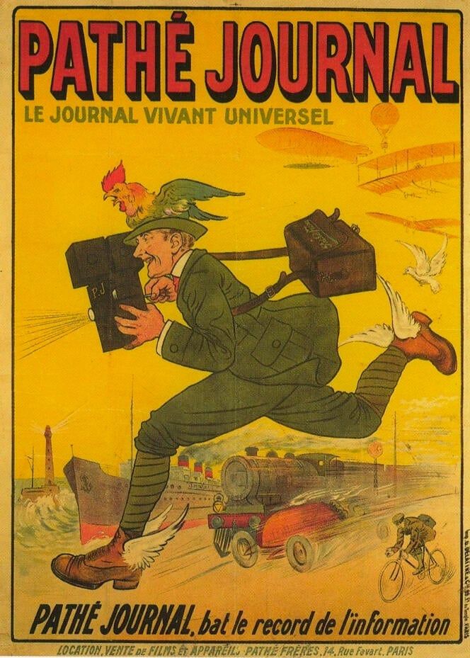 pathé journal actualités VOIX OFF 