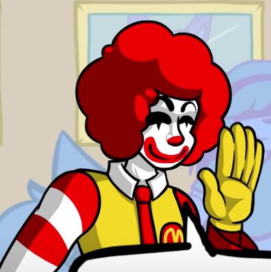 Ronald MCDonald (From Dialogue Cutscenes-FNF MCMadness) (Friday Night Funkin)