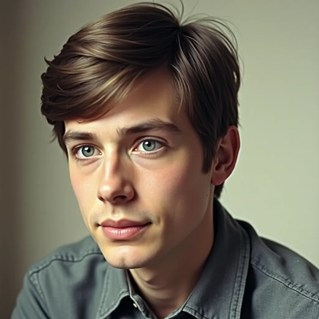 Sebastian Anderson as a teenager 1969/1973