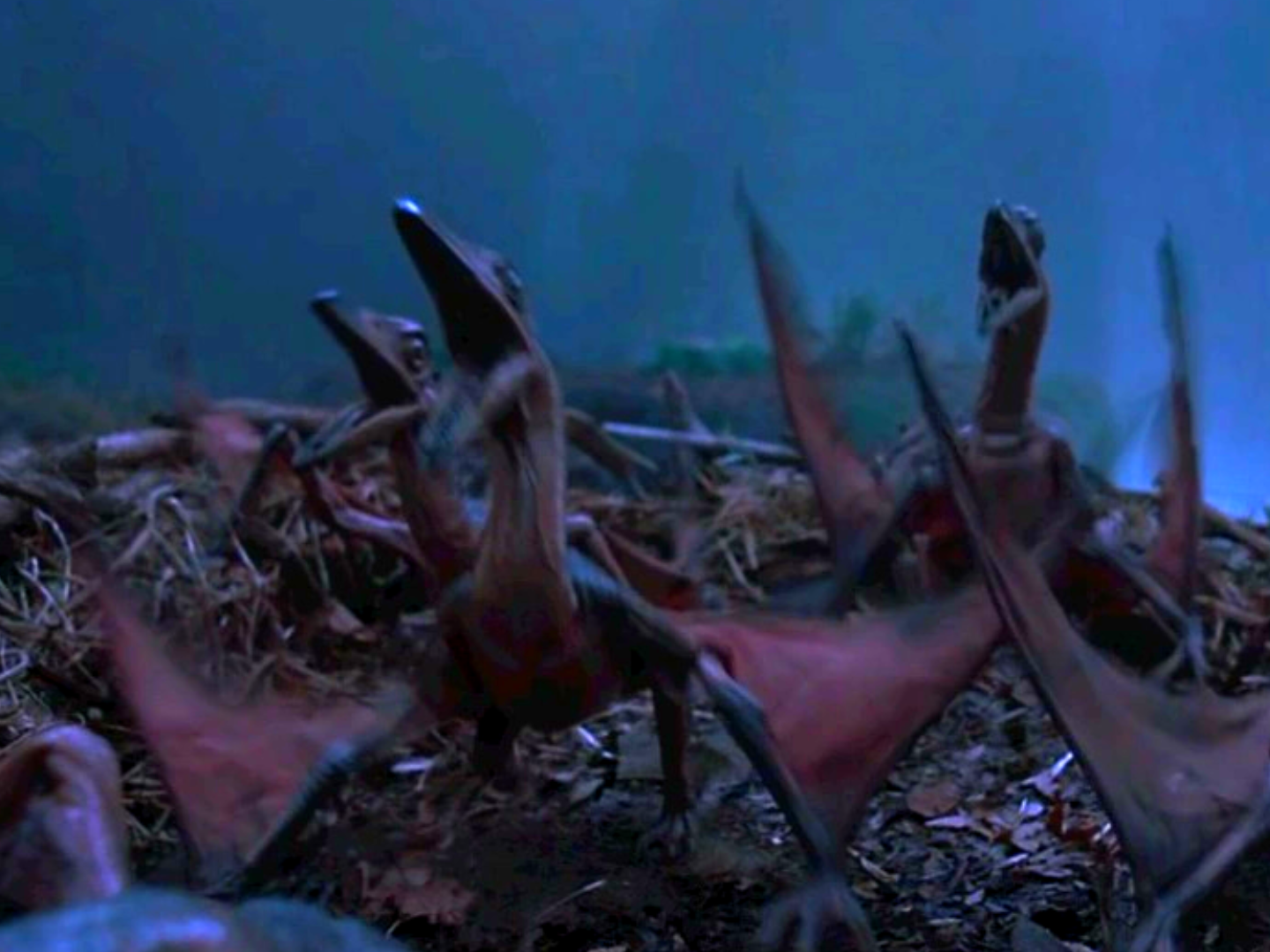 Sound Effects Wiki - Jurassic Park 3 (2001) - Pteranodon - Baby - (Compsognathus Chitter)