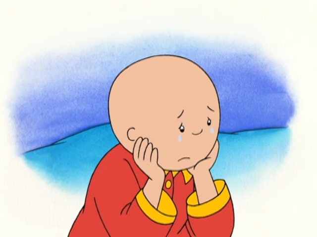 Caillou Sad