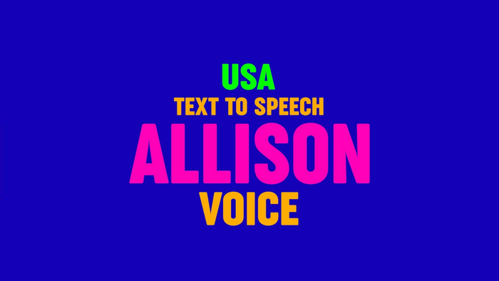 Allison (TTS voice)