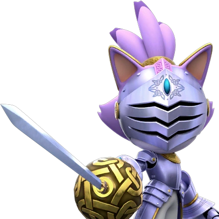 Blaze The Cat, Smooth edition (Erica Schroeder) (BlueRabbitAICovers)