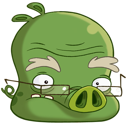 Professor Pig - Angry Birds Toons voice