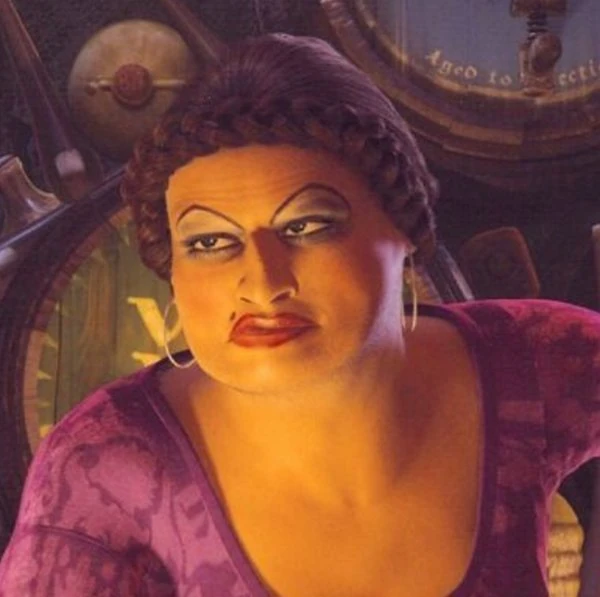 Doris the ugly stepsister (Shrek 2) (Larry King)