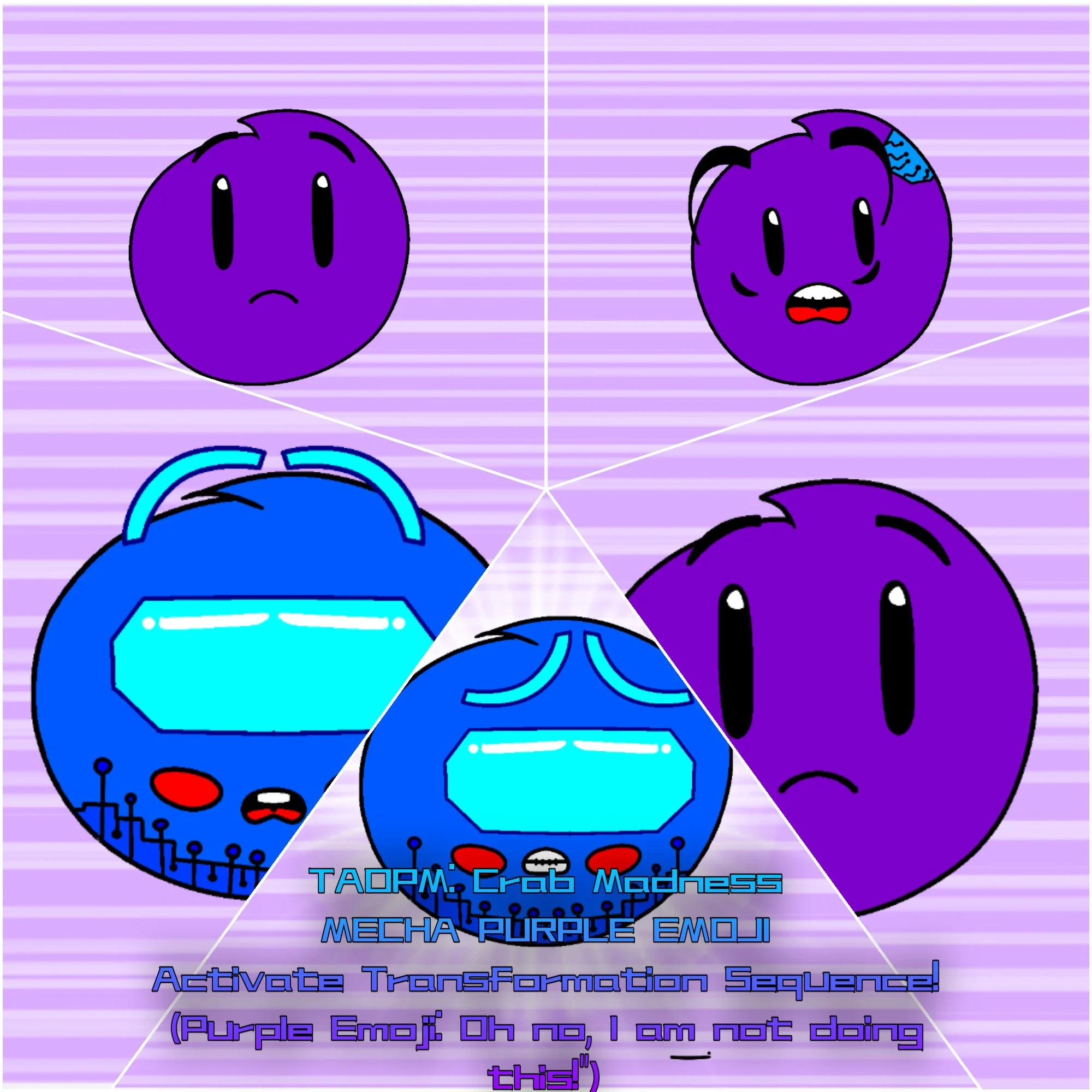 Mecha Purple Emoji (TAOPM)