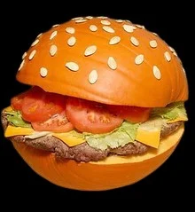 Pumpkin burger (Tim The Baldhead Backrooms)