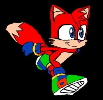 Junior the Sonic Speedy Fox (Corey Bringas/Logan the Hedgehog 2)