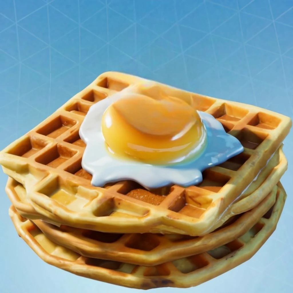 Im cooking eggs and waffles