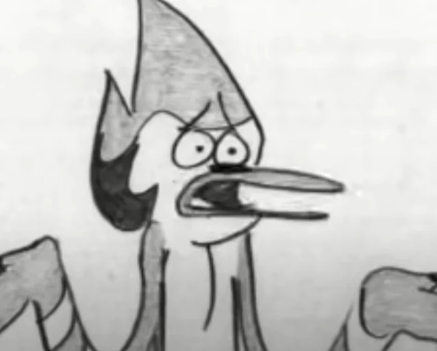 Tall Clerk / Mordecai (2 in the AM PM / Regular Show)