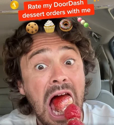 Social Media Doordash Commercial Guy