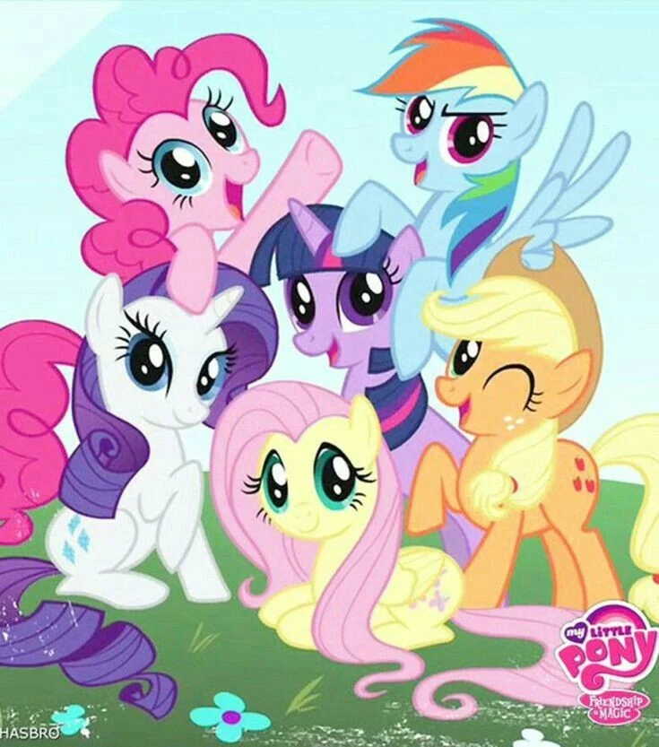 My Little Pony G4 All Mane 6 (singing Together)