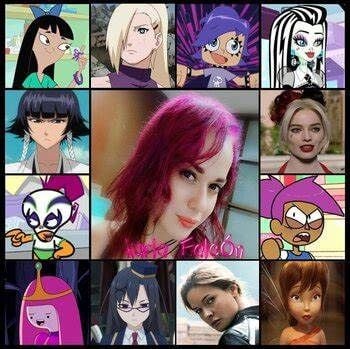 karla falcon combinación de personajes y voces versión 2