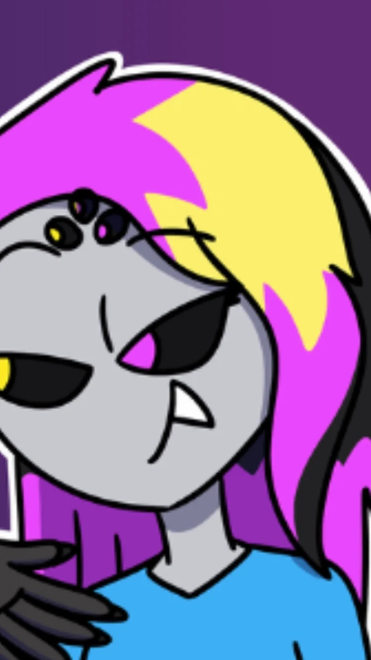 Chloe the spider (voice Morgana ingis) 