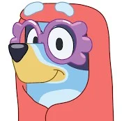 Janet (blueys alter ego/bluey as granny)