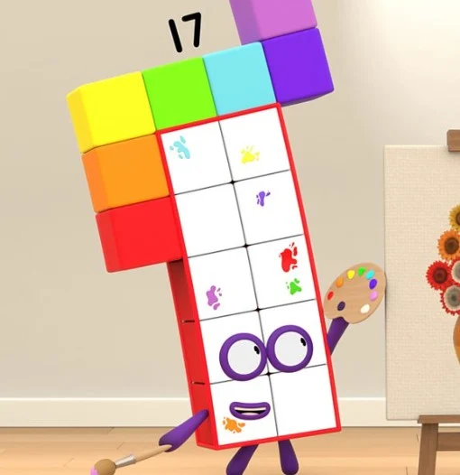 Diecisiete - Carlos Xavier Castro [Numberblocks / Latino]